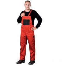 Arbeitslatzhose in versch. Farben rot 52