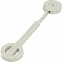 Siso - Arbeitsplattenverbinder fix-a-lot für Arbeitsplatten ab 10 mm, ks hellgrau