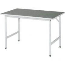 Rau Arbeitstisch Linoleum BxTxH 1250x800x800-850mm