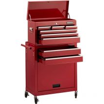 Garden Friend Modularer Werkzeugwagen mit Rädern Maße 61,6x33x74,5 h cm