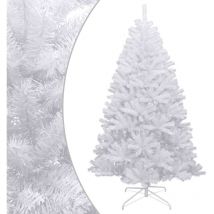 Rbol de Navidad artificial con bisagras y nieve flocada 150 cm Vidaxl