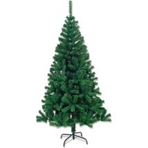 Dayron - 7H Árbol de Navidad Artificial Québec 150cm, Soporte de Pie Plegable, 400 Ramas Tupidas, Frondoso, 150cm Altura, Estilo Tradicional, Forma