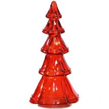 Iperbriko - rbol micro led rojo h. 29,5 cm x 15 cm