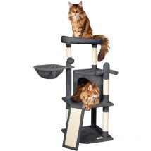 Árbol de gato gris oscuro H 106cm, PAITSY