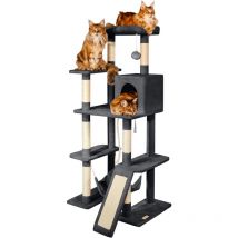 Árbol de gato XL gris oscuro H 160cm, PAITSY