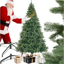 Tectake - Arbre de Noël artificiel prancer aiguilles moulées par injection -