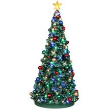 Arbre de Noël extérieur Lemax Pour village de Noël