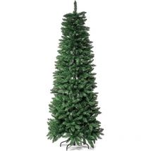 Sapin de Noël Léon Slim H.240 Cm - Socle 95 Cm - 1348 Branches