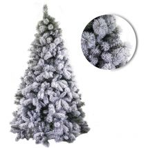 Arbre Gennargentu vert avec neige 1713 branches cmø148h240