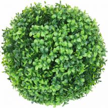 Arbuste artificiel HHG 652, boule de buis plante décorative boule de buis plante artificielle Buxus, Outdoor ø 35cm, vert