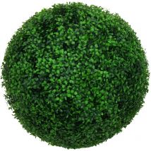 Arbuste artificiel HHG-653, boule de buis plante décorative boule de buis plante artificielle Buxus, Outdoor Ø 55cm, vert