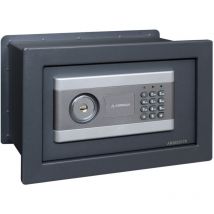 Arregui - Stylo 19010W-S1 Caja fuerte de empotrar a pared con cerradura de llave y codigo Caja de doble Seguridad para casa y hogar Fácil de instalar