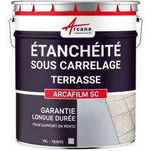 Arcane Industries - Etancheite sous carrelage terrasse balcon avec pente arcafilm sc - 10 l Gris
