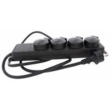 Arcas Outdoor Steckdosenleiste 4-fach, 2 M, 3800w, Ip44