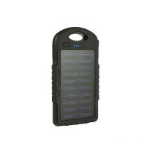 Arcas Solar-Powerbank S60 mit 6000mAh und Taschenlampenfunktion