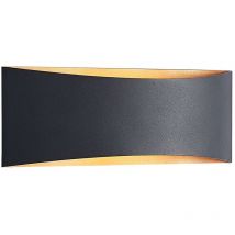 Arcchio - Lámpara de pared led 'Jelle' en Negro Aluminio