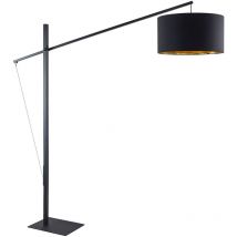 Stehlampe (Bogenleuchte) 'Mossa' aus Metall für Wohnzimmer & Esszimmer von Arcchio