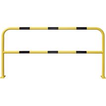 Arceau de protection – Acier galvanisé jaune RAL 1023 – Ø 48 mm – Barrière de chantier