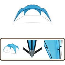 Arceau de tente de réception 450x450x265 cm Bleu clair - Abri De Réception - Auvent Pliable - Tenda Da Giardino - Gazebo - Abri Solaire