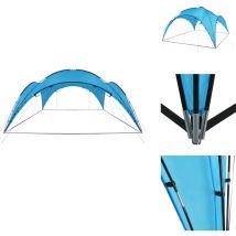 Arceau de tente de réception 450x450x265 cm Bleu clair - Abri De Réception - Auvent Pliable - Tenda Da Giardino - Gazebo - Abri Solaire
