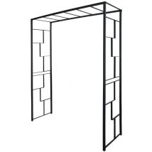 Lmoulin - louis moulin Pergola tube CAR25 Linéale anthracite - 155x50x198 cm - Acier époxy