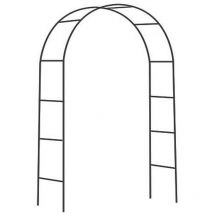 Arche déco en fer noir Atea