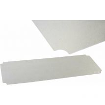 Serena - Archimede étagère métallique couvre-tablette en polycarbonate cm 45 x 120 cuisine salle de bains garage placard