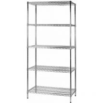 Archimede - tagère métallique etagère 5 tablettes cm 61 x 91 x h. 200 cuisine salle de bains garage placard