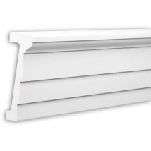 Profhome Decor - Architrave Profhome 404201 Profil de façade Moulure décorative Moulure exterieure design moderne blanc 2 m