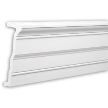 Profhome Decor - Architrave Profhome 404301 Profil de façade Moulure décorative Moulure exterieure style Néo-Classicisme blanc 2 m