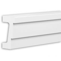 Profhome Decor - Architrave Profhome 434102 Profil de façade Moulure décorative Moulure exterieure design moderne blanc 2 m