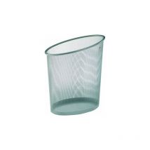 Alba - meshcorb m papelera 18 l Plaza Acero Gris, Plata