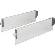 Set Hettich ArciTech Designside verre pour tiroir 218/94 ou 250/126 mm - L.650 mm - 9123078