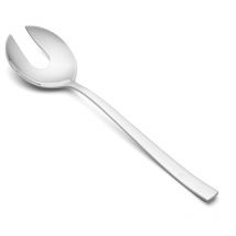 Fourchette à salades capri - Monobloc en acier inoxydable 18/10 - Fourchette à salades 197 mm. Couverts aux lignes droites, avec des courbures douces