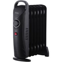 Radiatore Ad Olio Ar4r07m2 Oilo Mini2 Stufetta Elettrica - Interno 800w - Nero