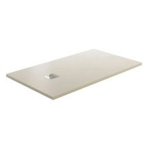 GME - ardesia - duschwanne aus mineralharz - Duschwand - Beige - 140X70CM