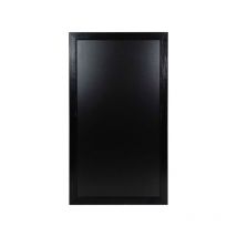Ardoise murale double face moulure large couleur noir dimensions 104 x 59 cm
