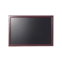Ardoise murale en bois couleur chocolat dimensions 66 x 46 cm - Fabrication française