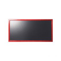 Ardoise murale en bois couleur rouge vin dimensions 95 x 50 cm - Fabrication française