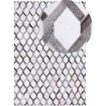 Rug AYDIN Grey 160 x 230 cm Leather