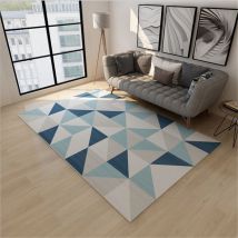 Axhup - Area Rugs for Living Room, Modern Colorful Kaleidoscope Pattern Geometric Carpet, Fluffy Large Floor Mat for Bedroom Decor (160 x 230cm/Color