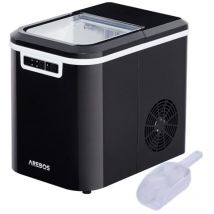 2,2L Máquina de Cubitos de Hielo Fabricador de Hielo 12 kg en 24 h - Arebos
