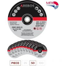 Canbolat Vertriebs Gmbh - arebos Discos de corte 230 mm de ø Tamaño del agujero 22,2 mm Espesor 1,9 mm