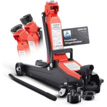 AREBOS 2T cric hydraulique, droit, 85 - 385 mm hauteur de conduite inférieure, 4 supports, cric, support de cric, automobile, automobile