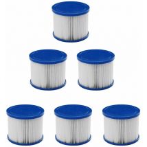Arebos - 6x Filtro antimicrobiano para piscina spa hidromasaje