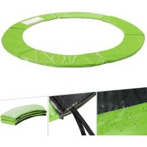 Cubierta para Borde de Cama elástica 366 cm 100% Resistente a los Rayos uv Protección de Bordes Resistente a los Desgarros Verde Claro - Arebos