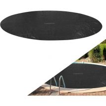 Bâche thermique bâche solaire chauffage solaire piscine chauffage 120mic 3,05 m Noir - Arebos