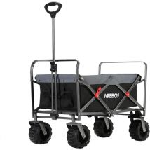 Chariot de Transport Pliable Noir/Gris - Arebos