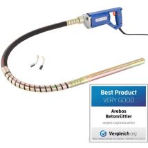Arebos - Concrete vibrator 800 w, 2 m - vibrator bottle hand vibrator internal vibrator bottle vibrator