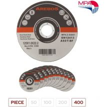Canbolat Vertriebs Gmbh - arebos Dischi Taglio Dischi Flessibili Ø125 mm Ammissione 22,2 mm Spessore 1 mm